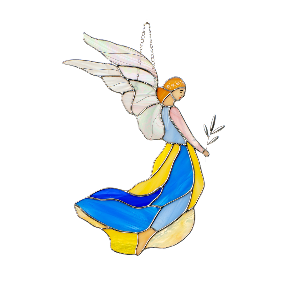 Guardian Angel Style 1 - Stained Glass Suncatcher