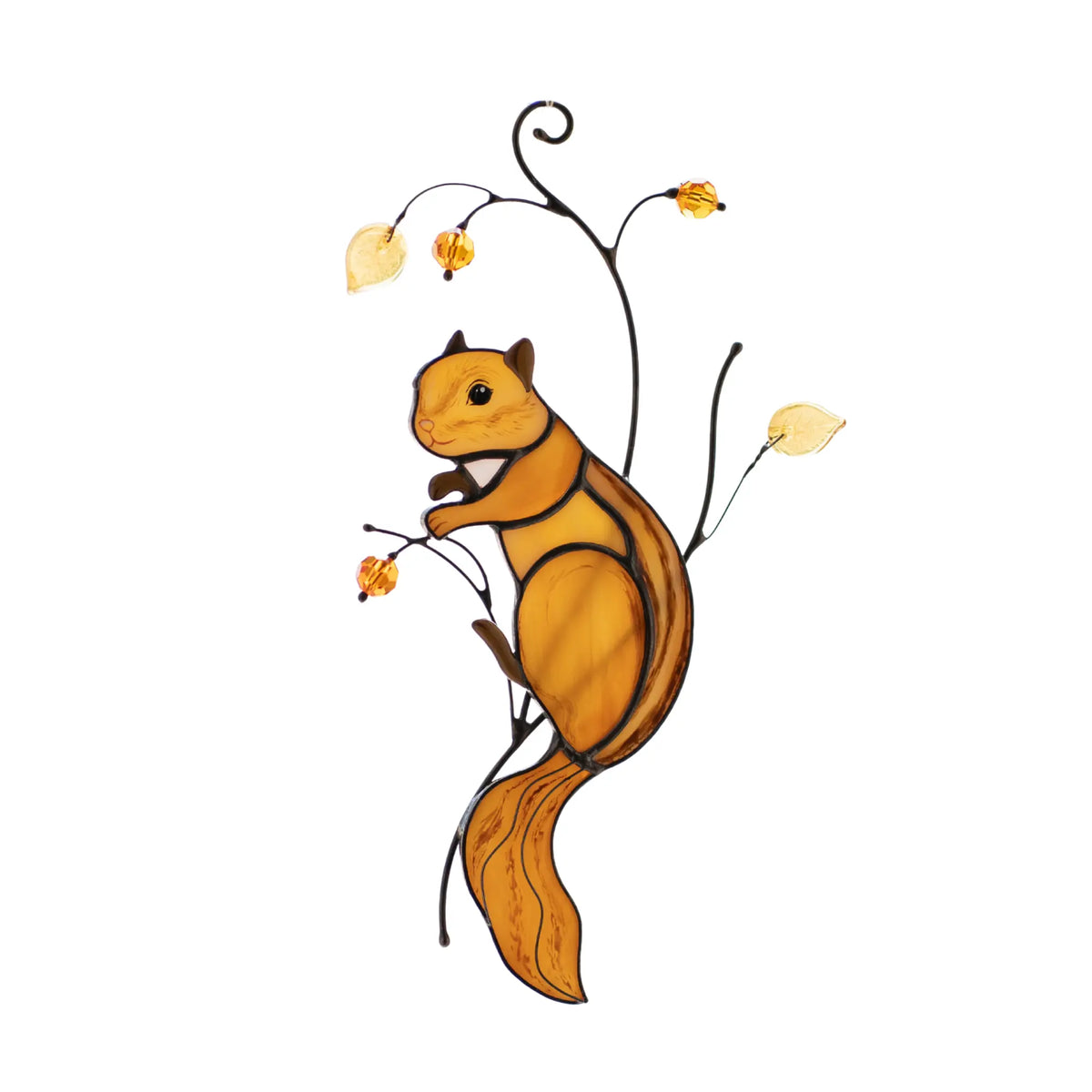 Chipmunk - Stained Glass Suncatcher