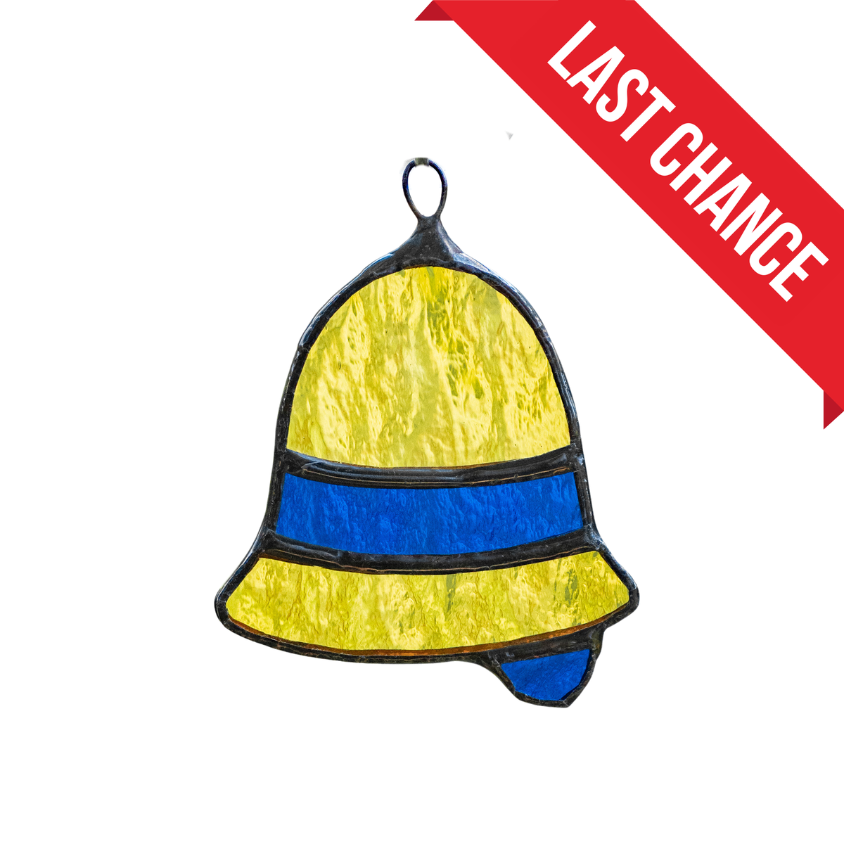 Christmas Mini Bell - Stained Glass Suncatcher