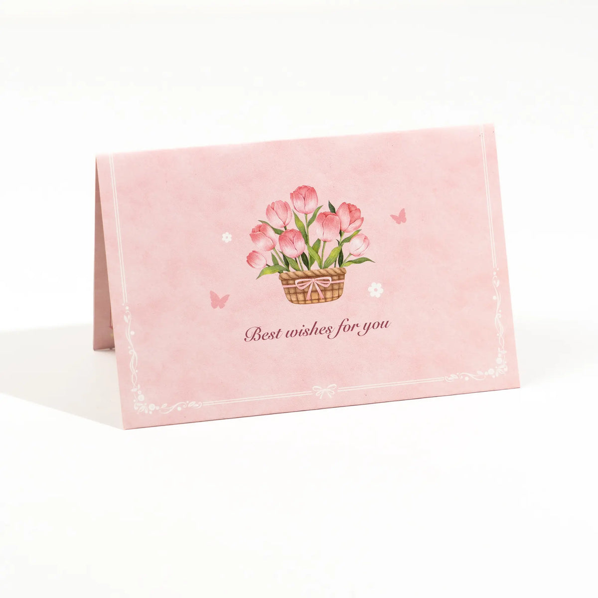 Mother's Day Gift Card with 3D Tulips