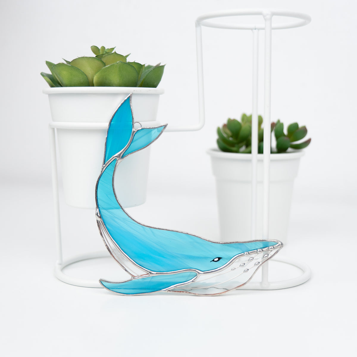 Vidriera colgante de ballena (Estilo 3)