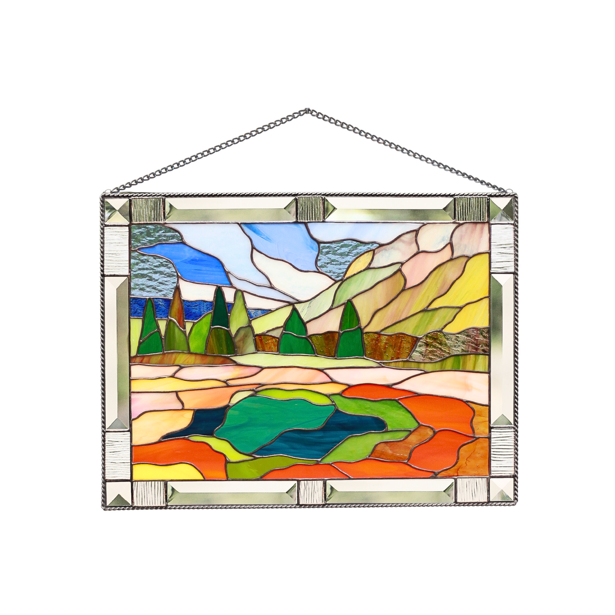 Yellowstone Park - Stained Glass Window Panel